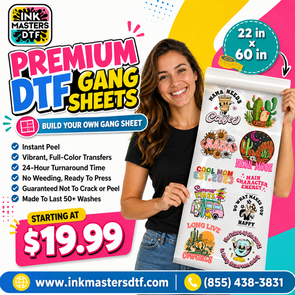 DTF Transfers | Custom DTF Gang Sheets
