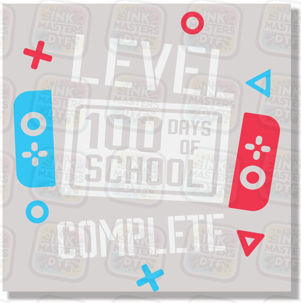 100 Days Of School Level Complete DTF Transfer - Ink Masters DTF