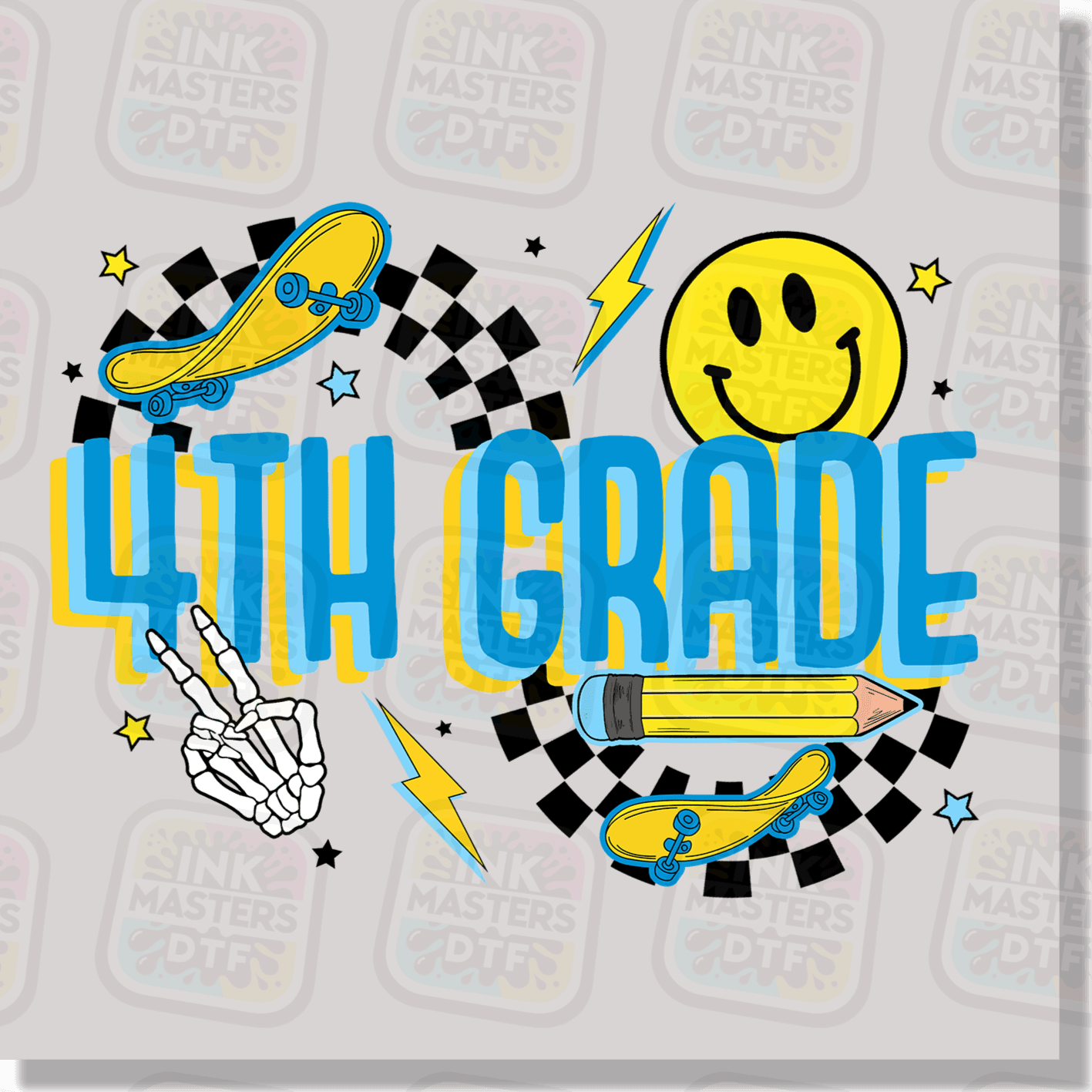 Back To School Pre-K - 5TH Grade DTF Transfer - Ink Masters DTF