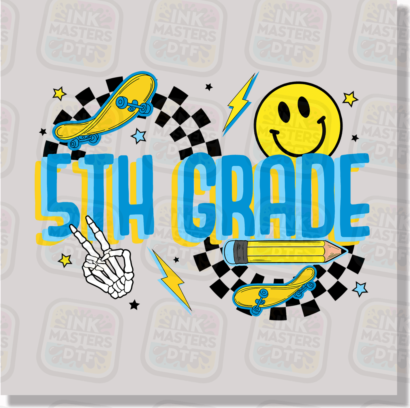 Back To School Pre-K - 5TH Grade DTF Transfer - Ink Masters DTF