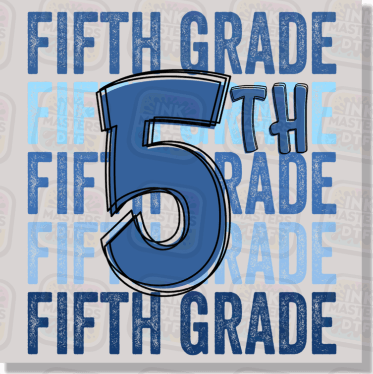Back To School Pre-K - Fifth Grade DTF Transfer - Ink Masters DTF