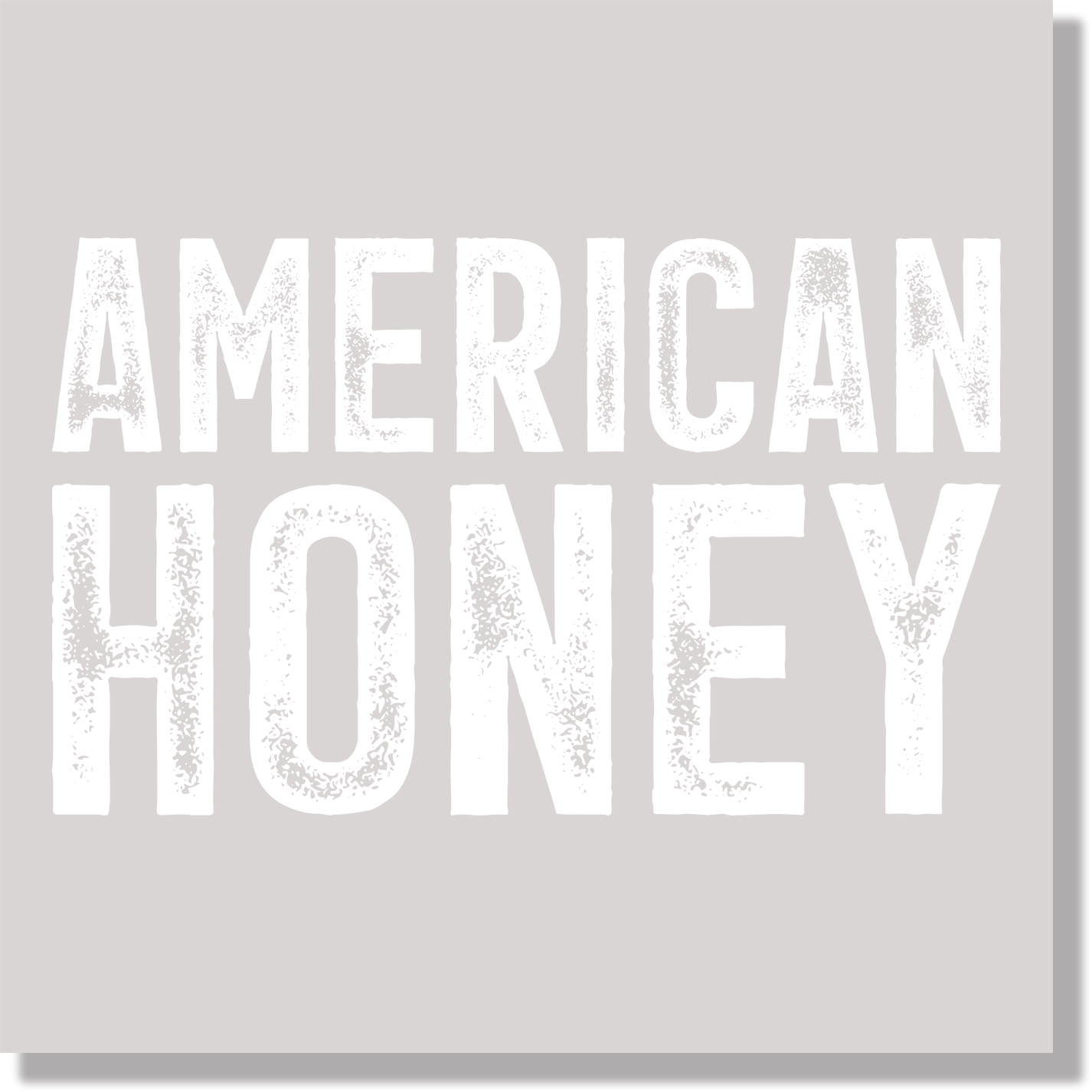 American Honey White Text Women DTF Transfer