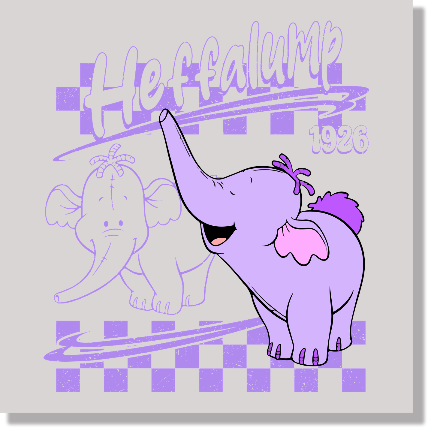 Artboard Heffalump DTF Transfer
