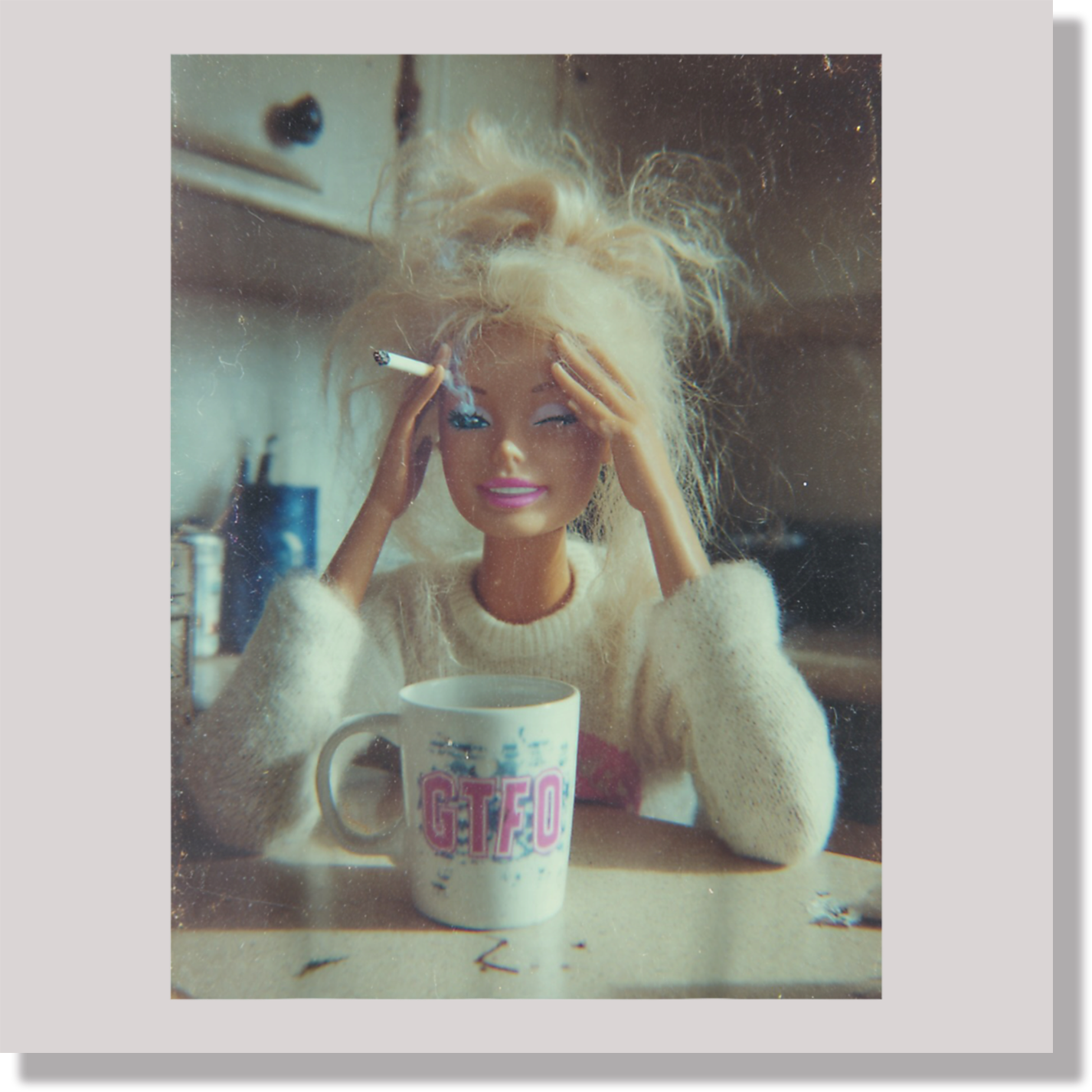Barbie Funny Face Meme DTF Transfer