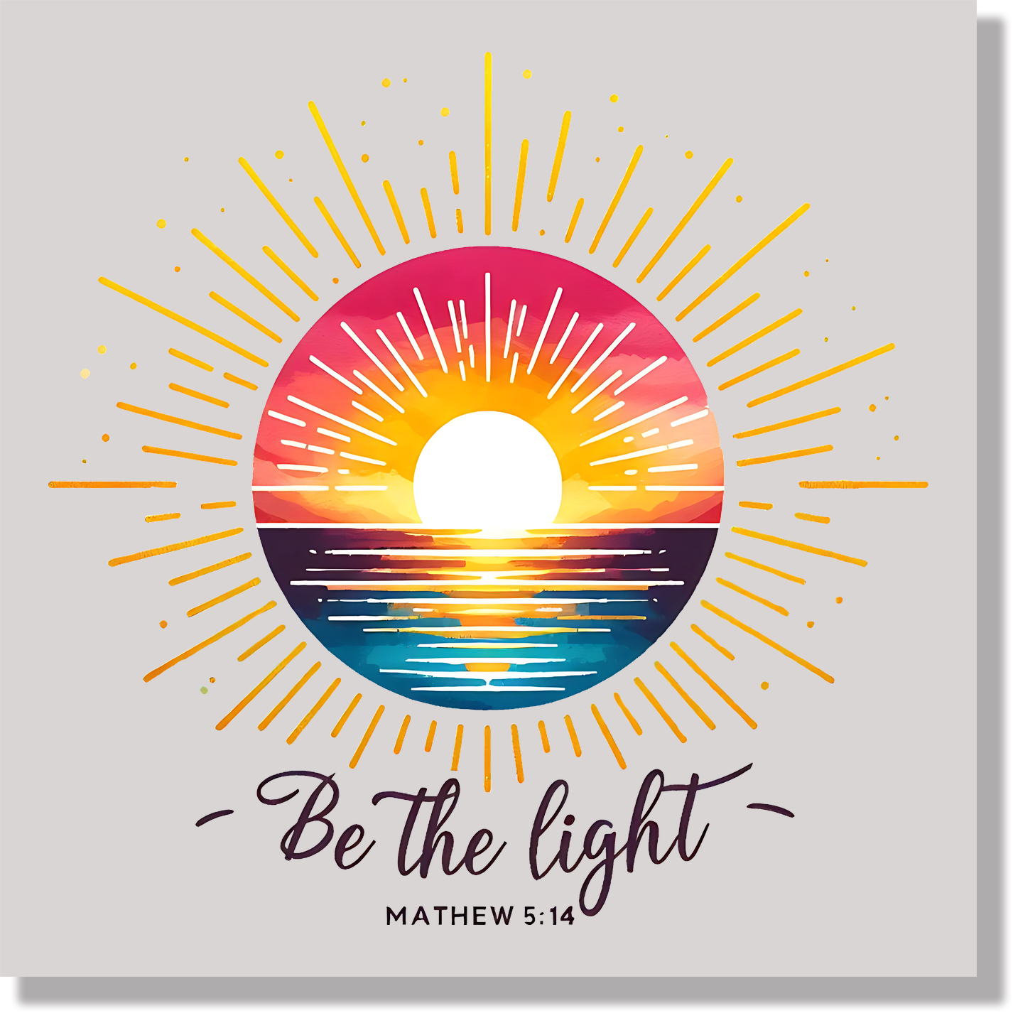Be The Light DTF Transfer