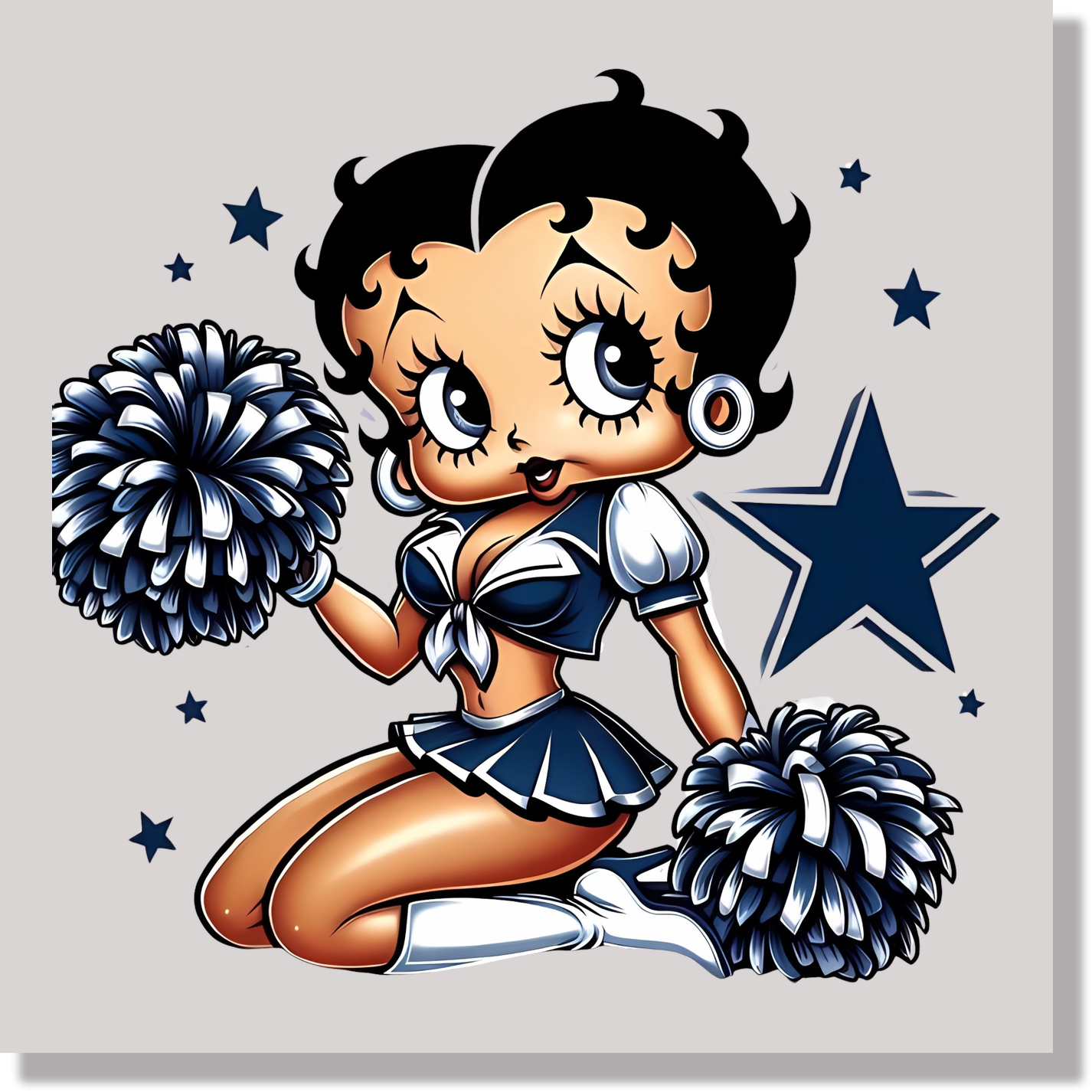 Betty Boop Cowboys DTF Transfer
