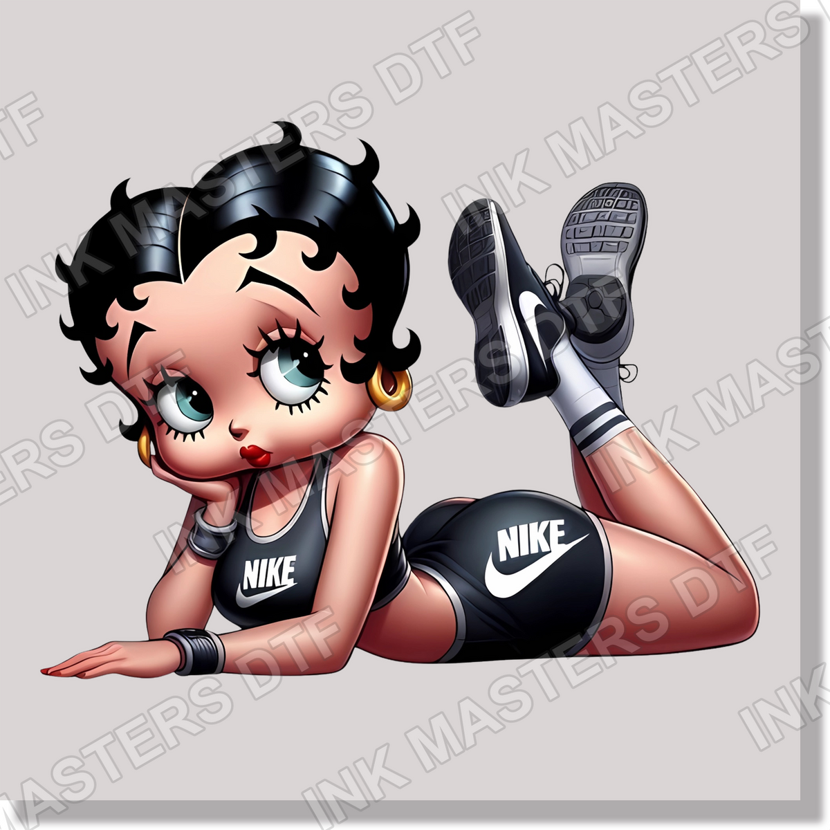 Betty Boop Nike DTF Transfer