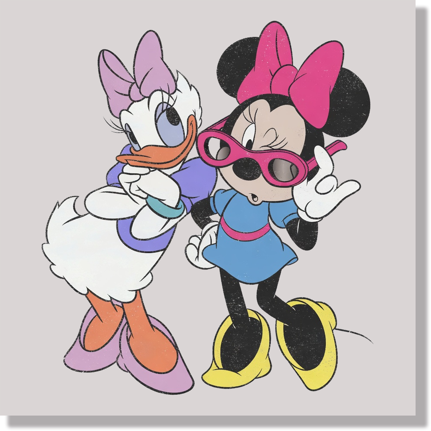 Daisy & Minnie Pose DTF Transfer