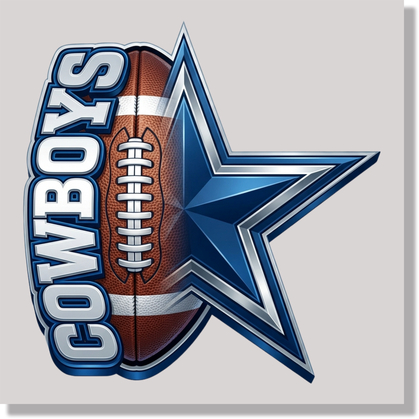 Dallas Cowboys Football Star DTF Transfer
