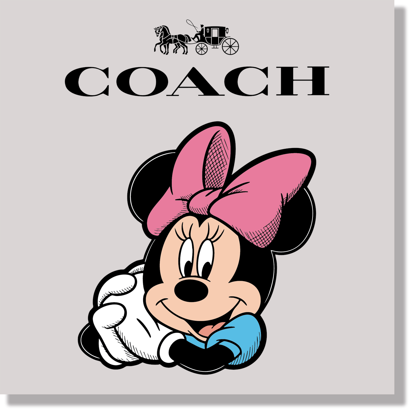 Designer Coach Minnie DTF Transfer