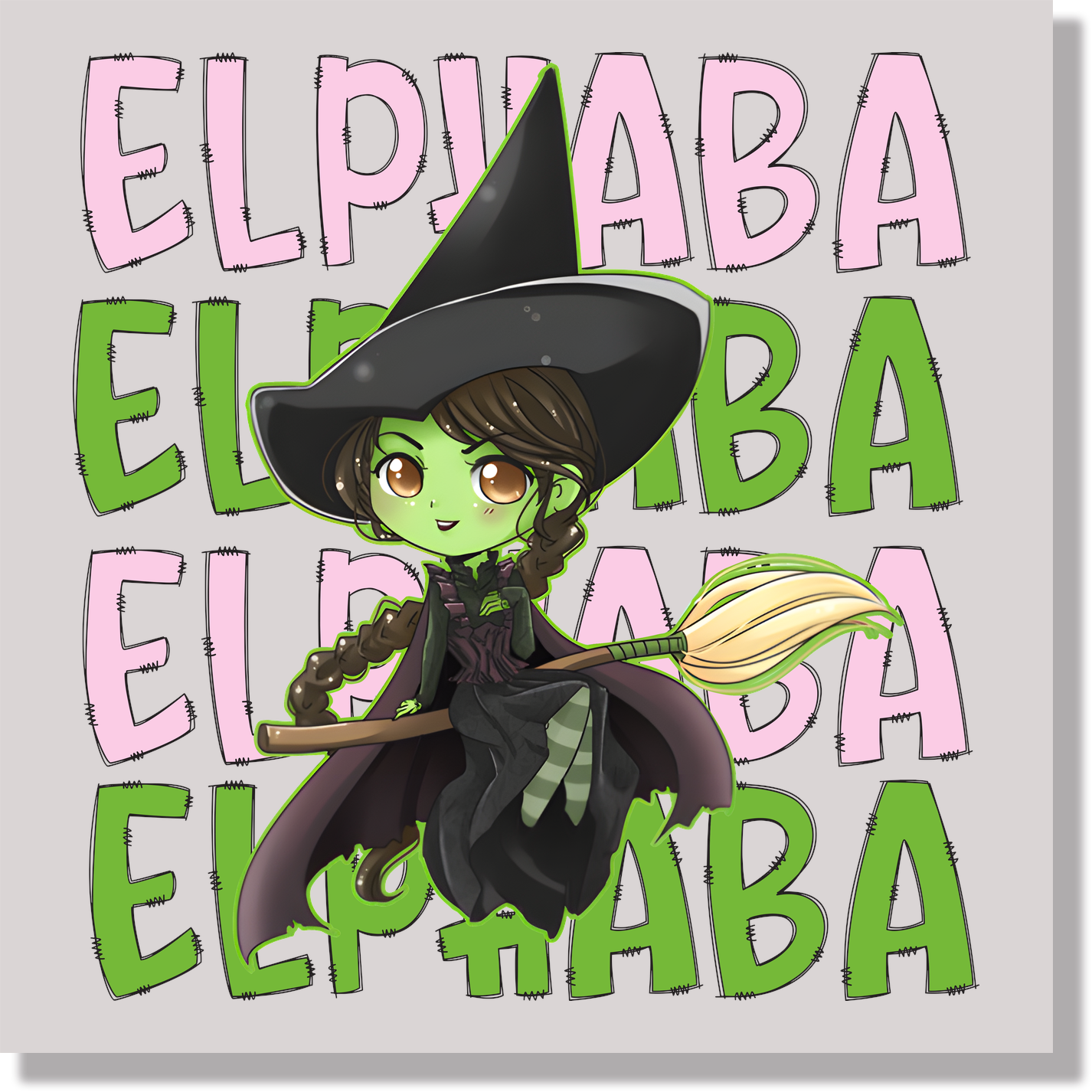 Elphaba DTF Transfer