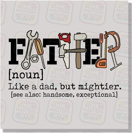 Father Definition DTF Transfer - Ink Masters DTF