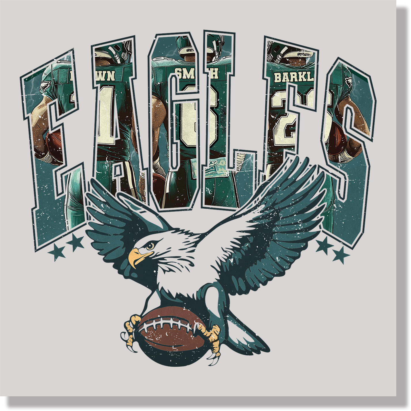 Fly Eagles DTF Transfer