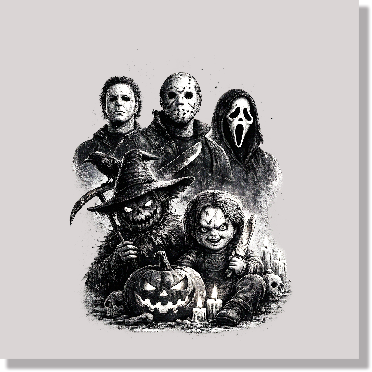 Ghost Halloween DTF Transfer
