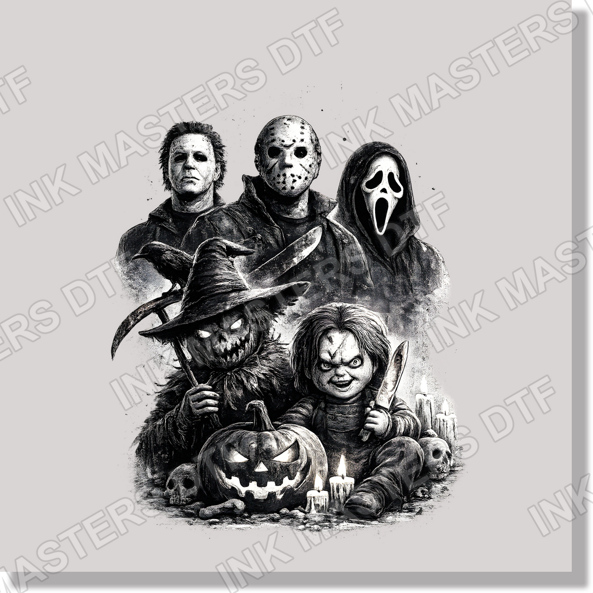 Ghost Halloween DTF Transfer