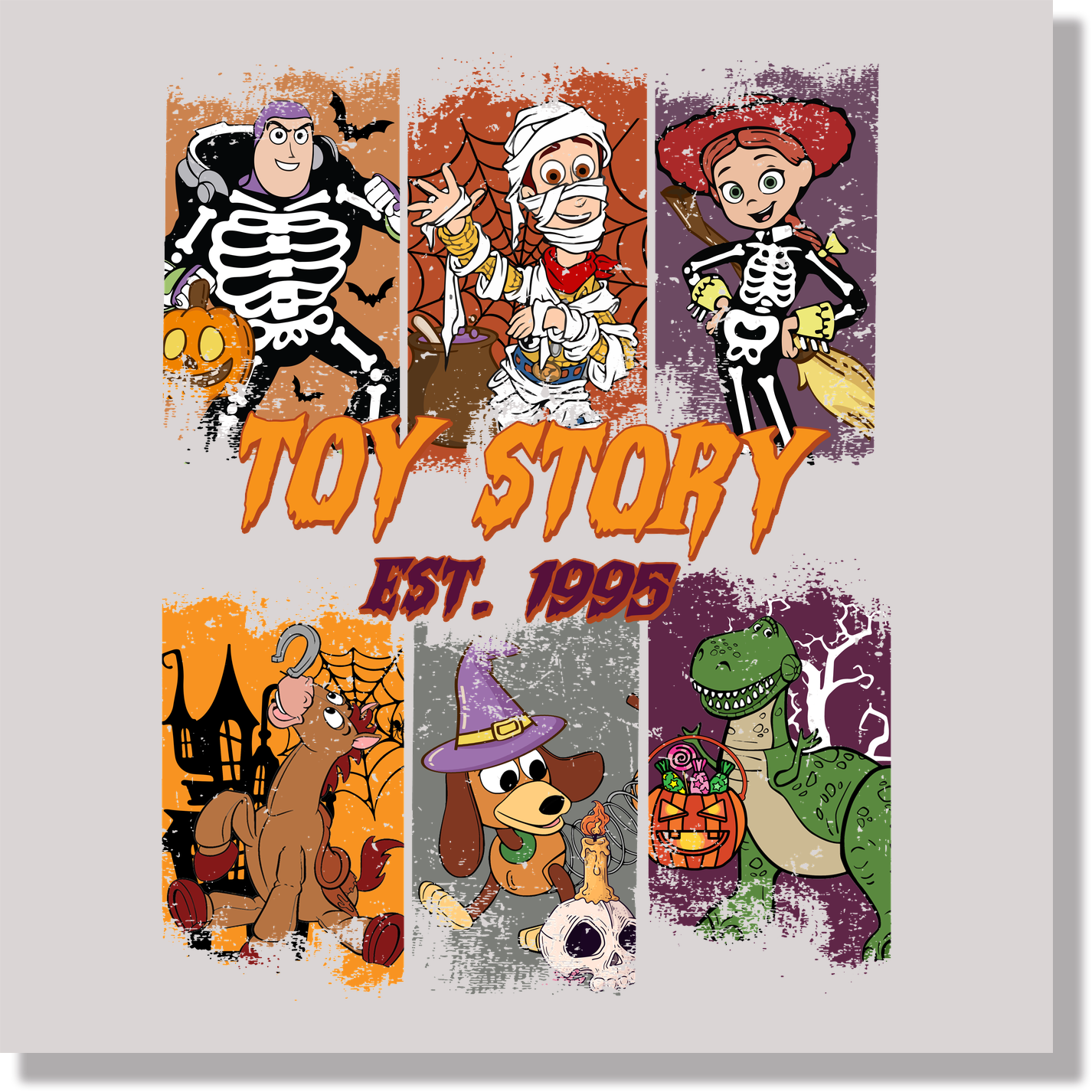 Halloween Toy Story DTF Transfer