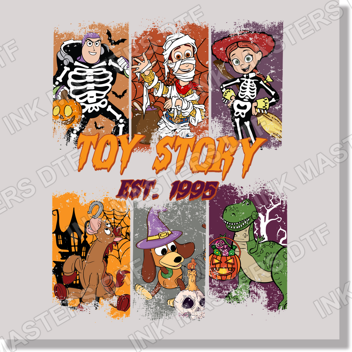 Halloween Toy Story DTF Transfer