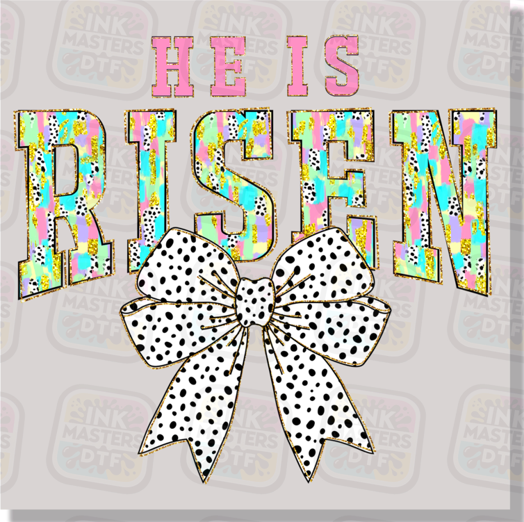 He Is Risen Coquette DTF Transfer