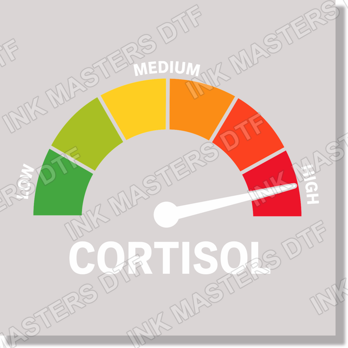 High Cortisol Funny DTF Transfer