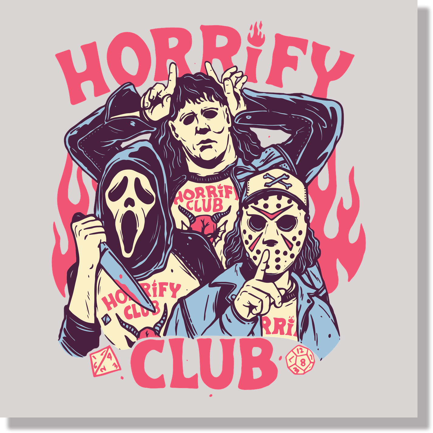 Horrify Club DTF Transfer