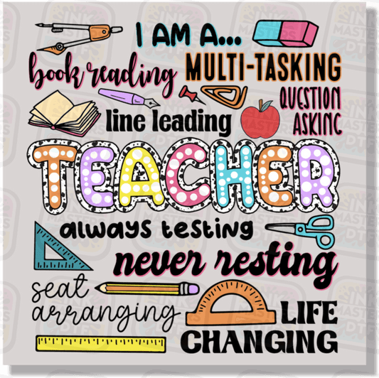 I'm A Teacher DTF Transfer - Ink Masters DTF