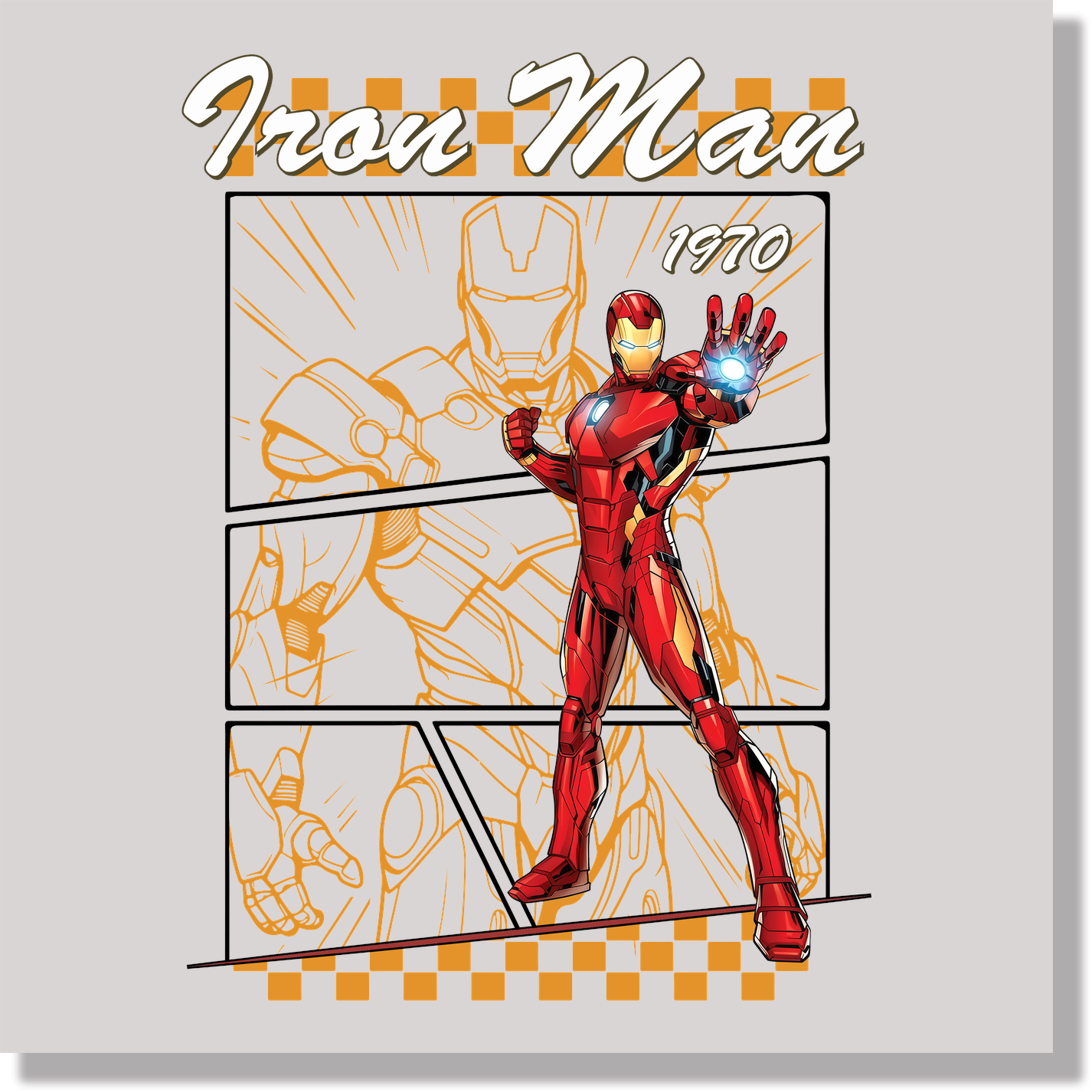 Iron Man DTF Transfer