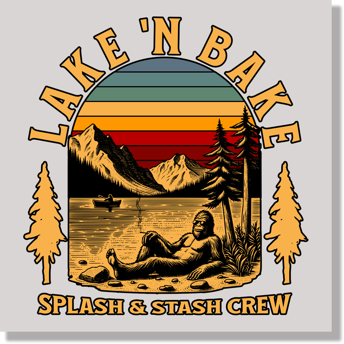 Lake N Bake DTF Transfer