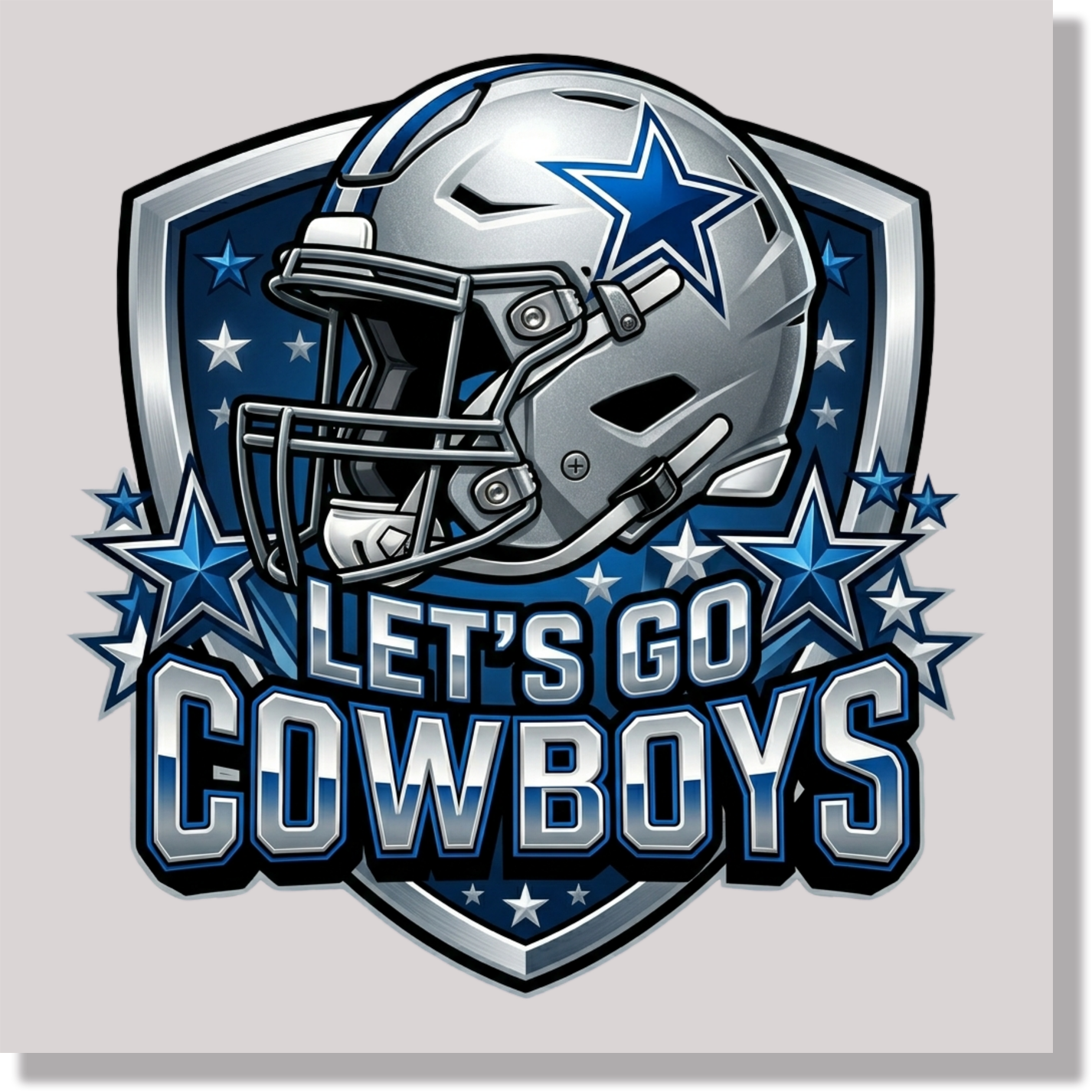 Let's Go Cowboys DTF Transfer