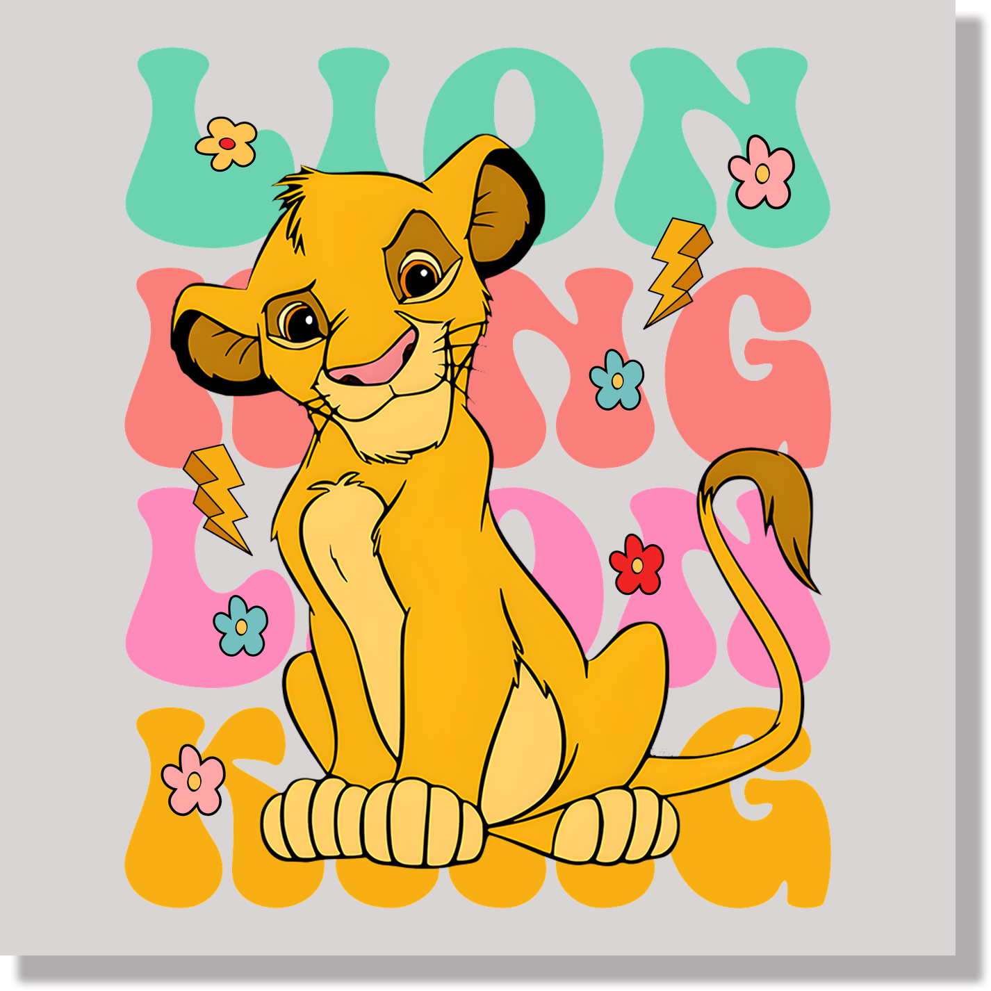 Lion King DTF Transfer