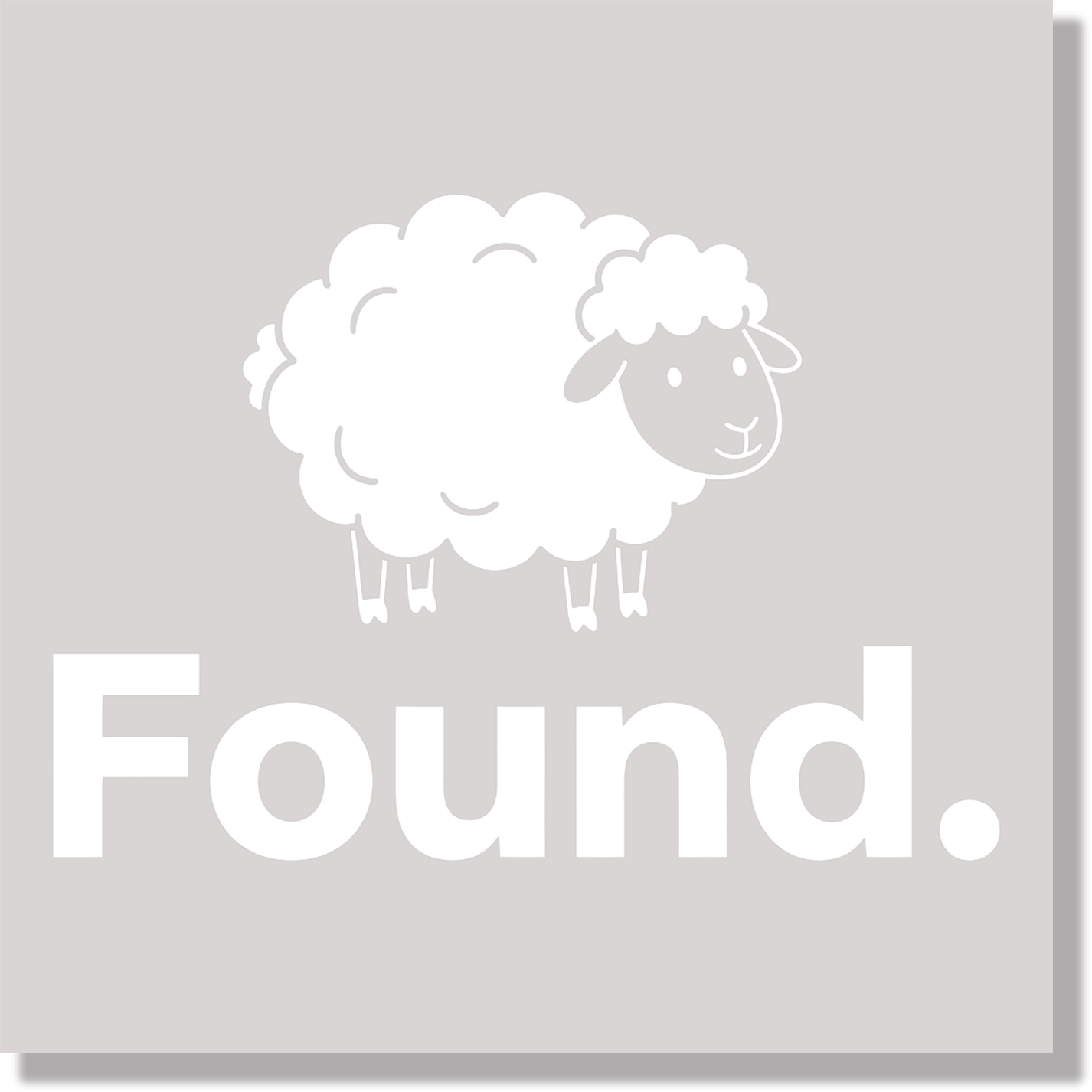 Lost Sheep Found Christian DTF Transfer