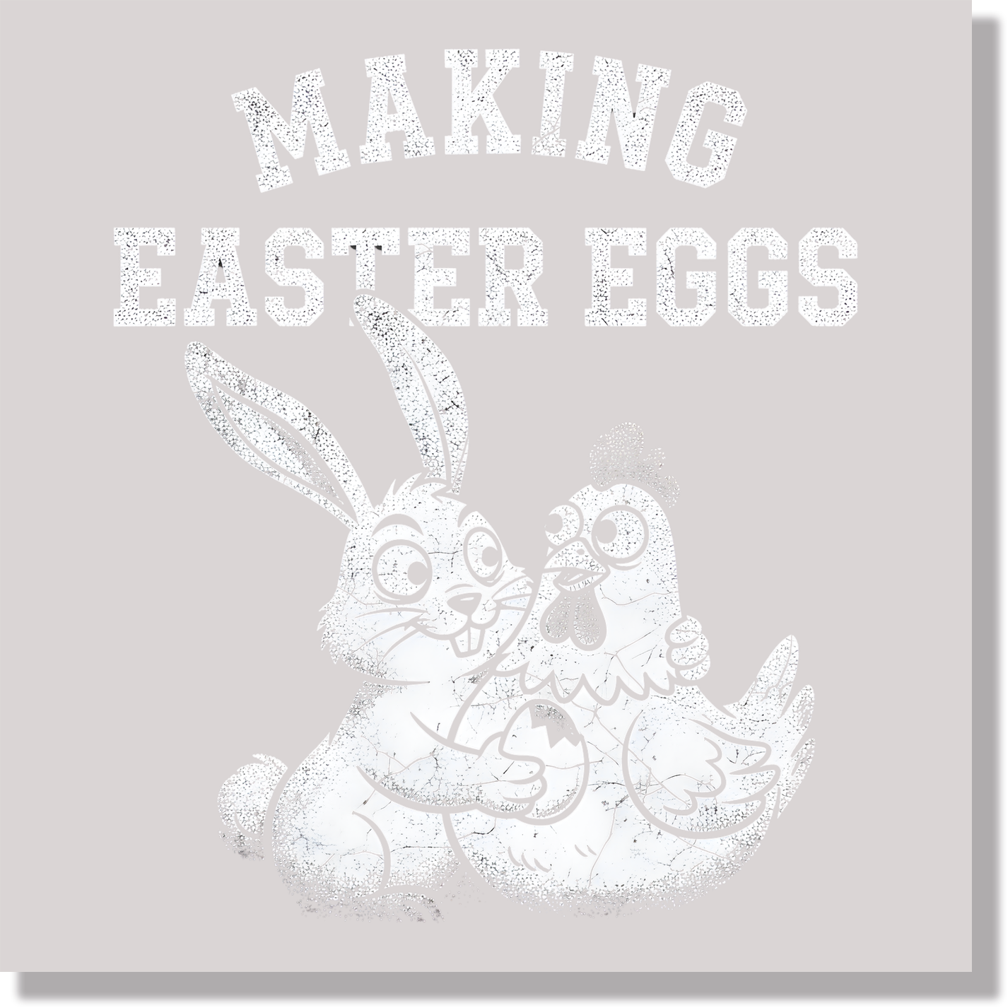 Making Easter Eggs Funny DTF Transfer