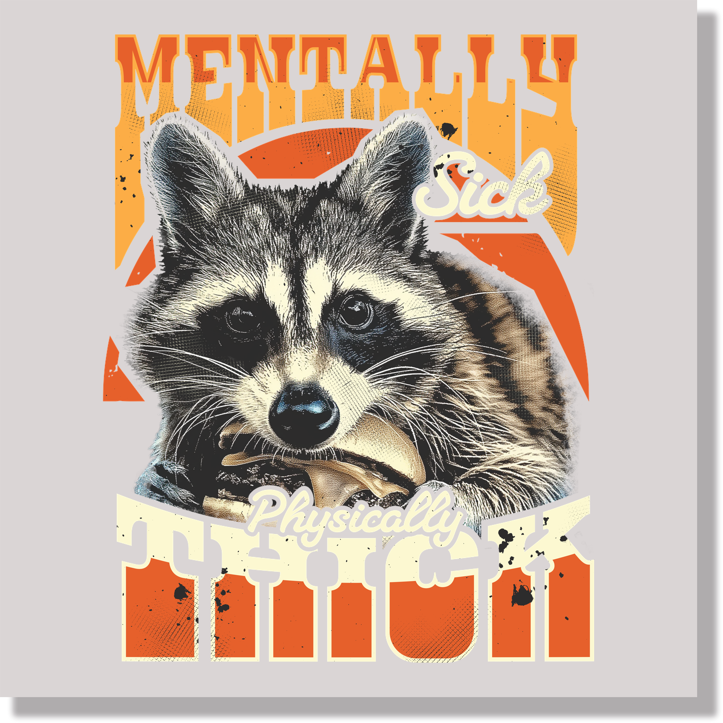 Mentally Sick Physically Thick DTF Transfer