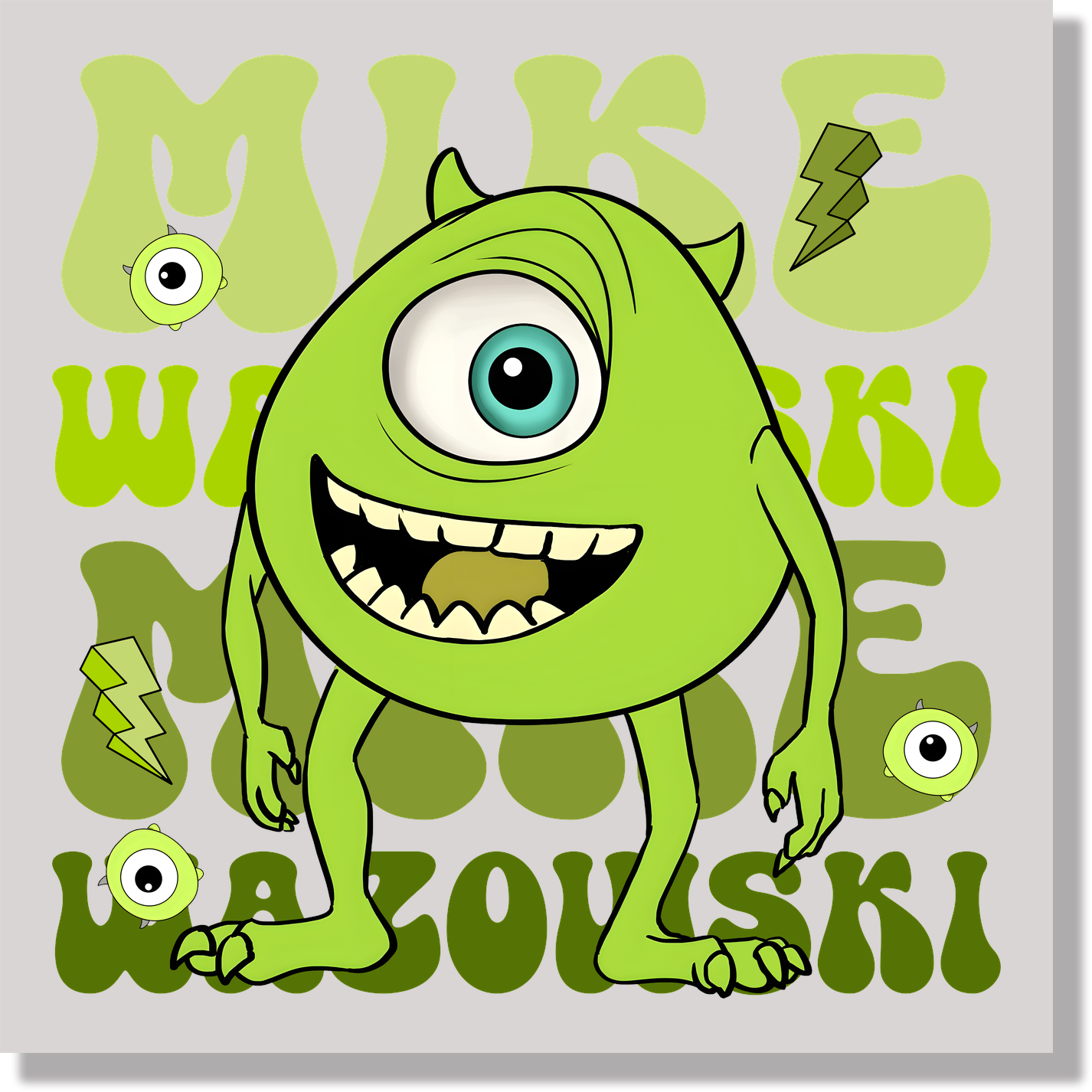 Mike Wazowski DTF Transfer