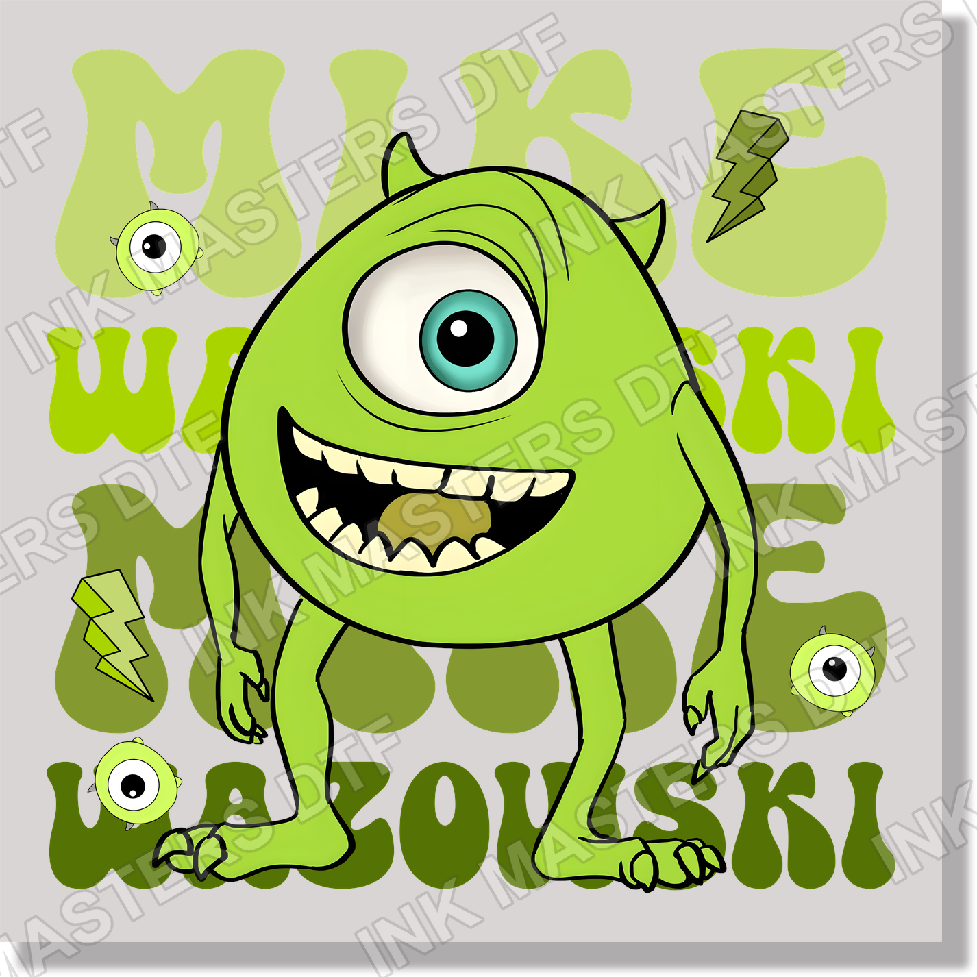 Mike Wazowski DTF Transfer