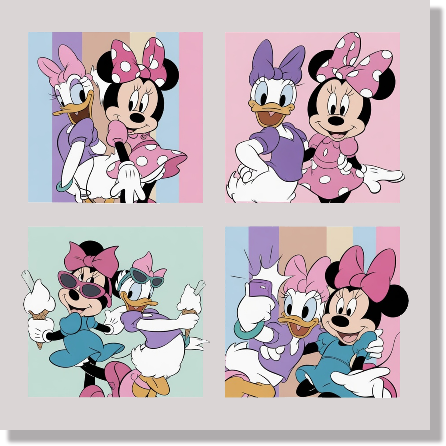 Minnie & Diasy DTF Transfer