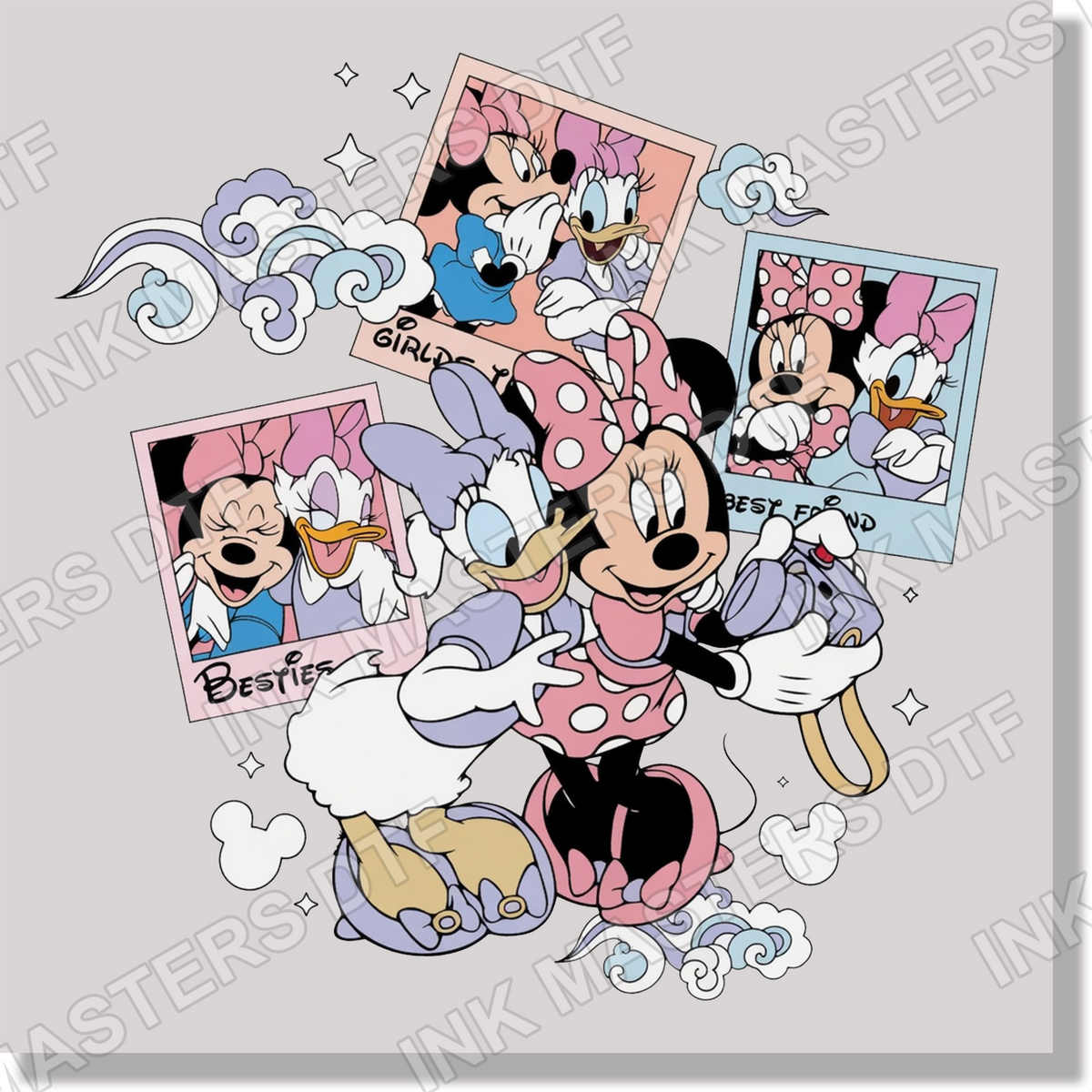 Minnie & Diasy Pictures DTF Transfer