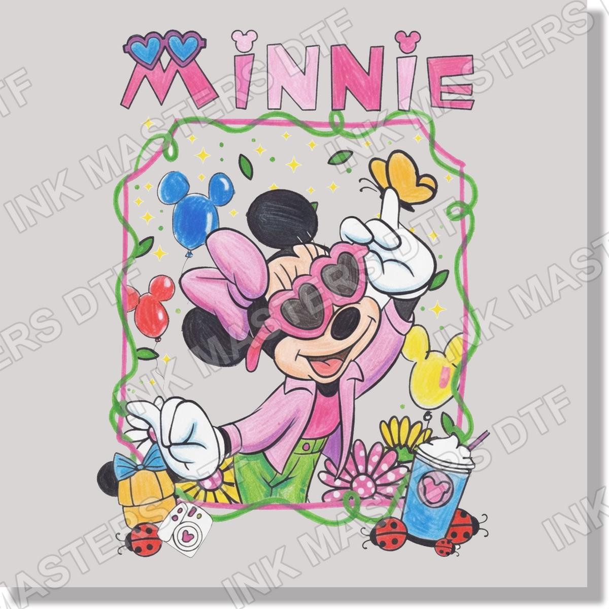 Minnie Mouse DTF Transfer