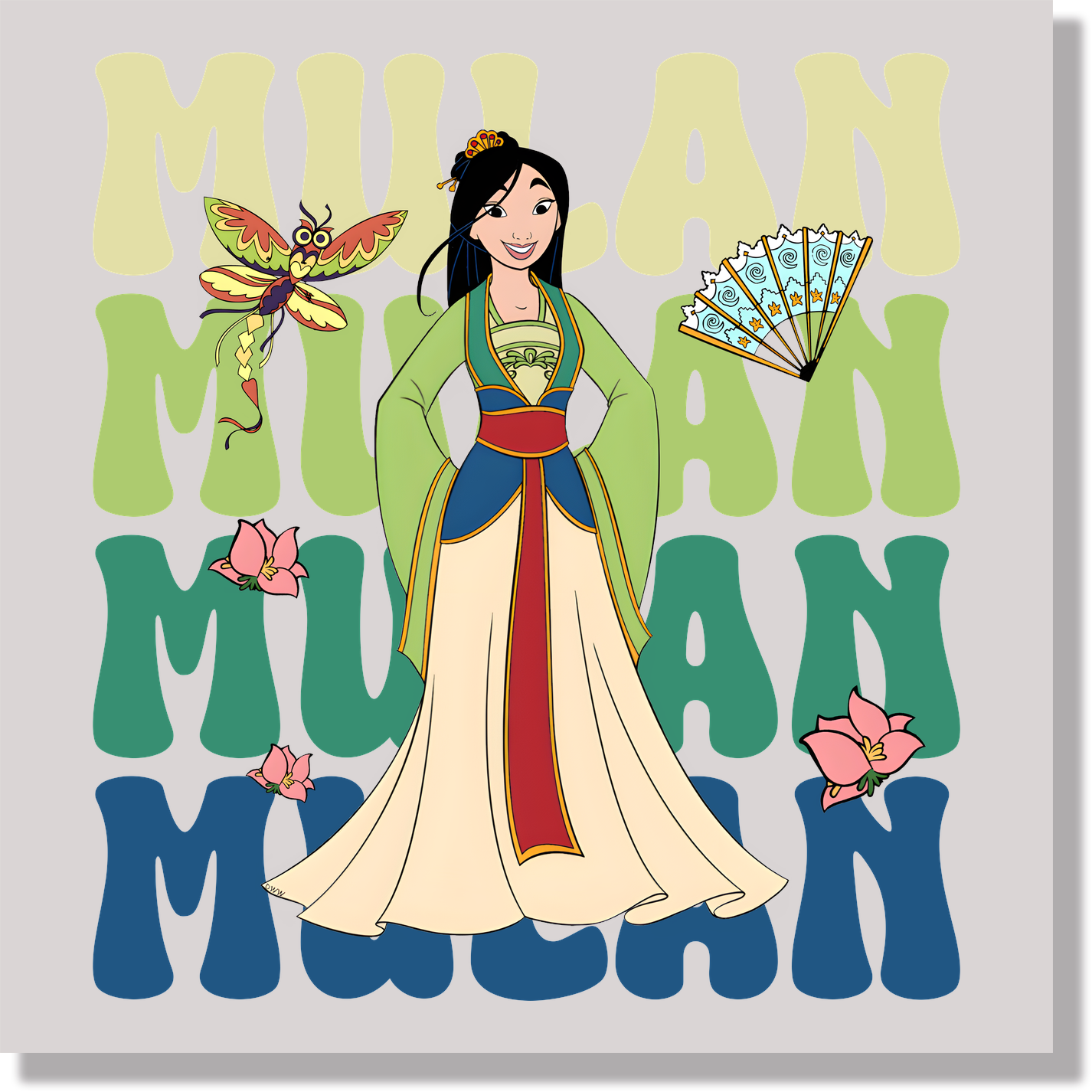 Mulan DTF Transfer