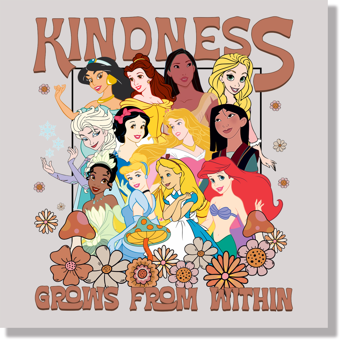 Princess Kindness DTF Transfer