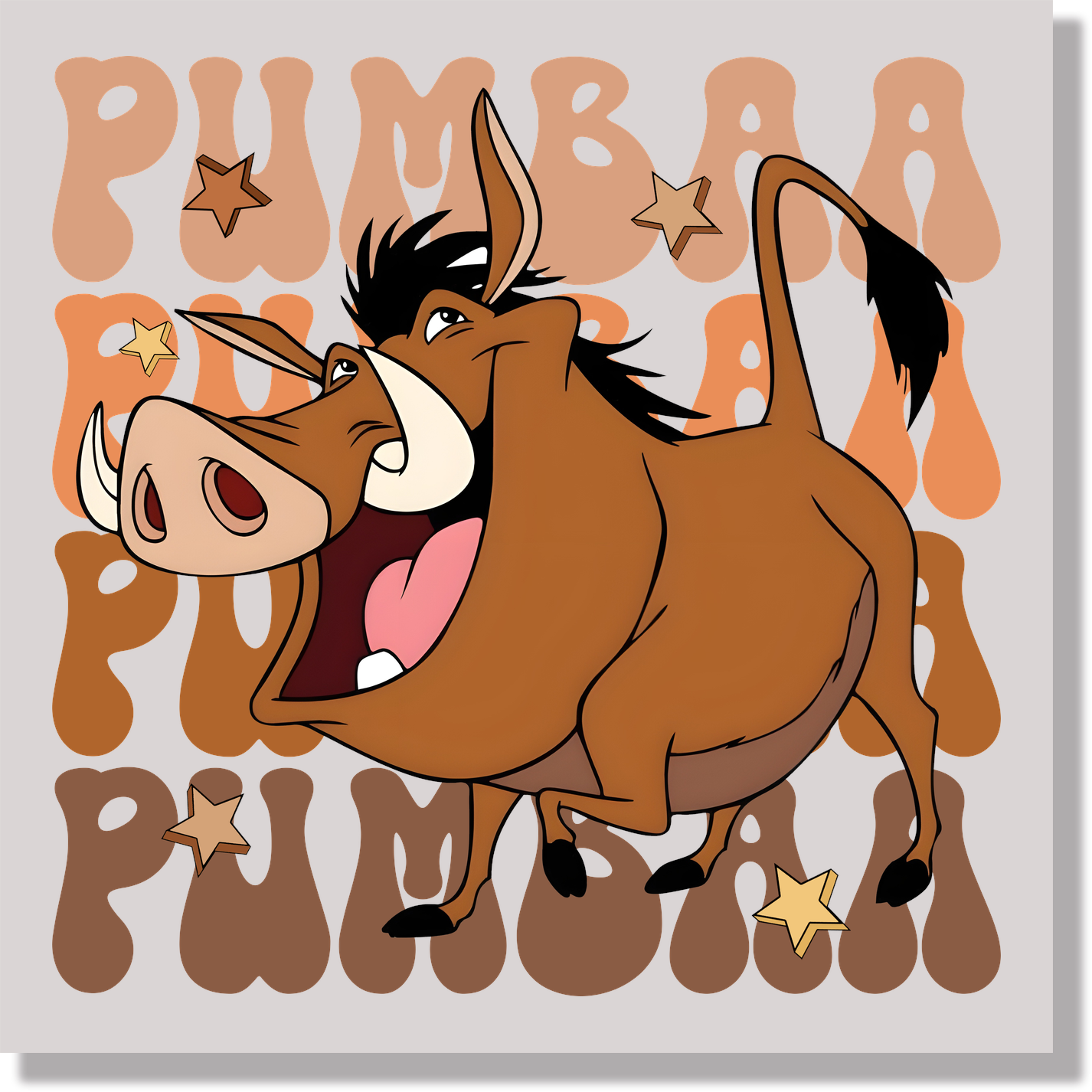 Pumbaa DTF Transfer