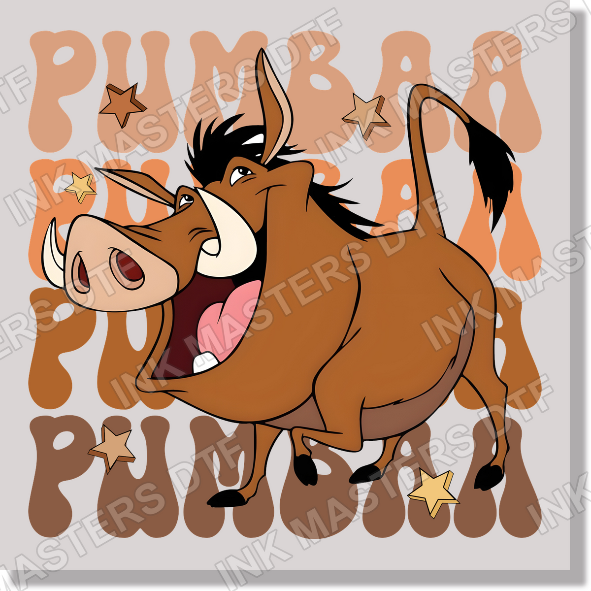 Pumbaa DTF Transfer
