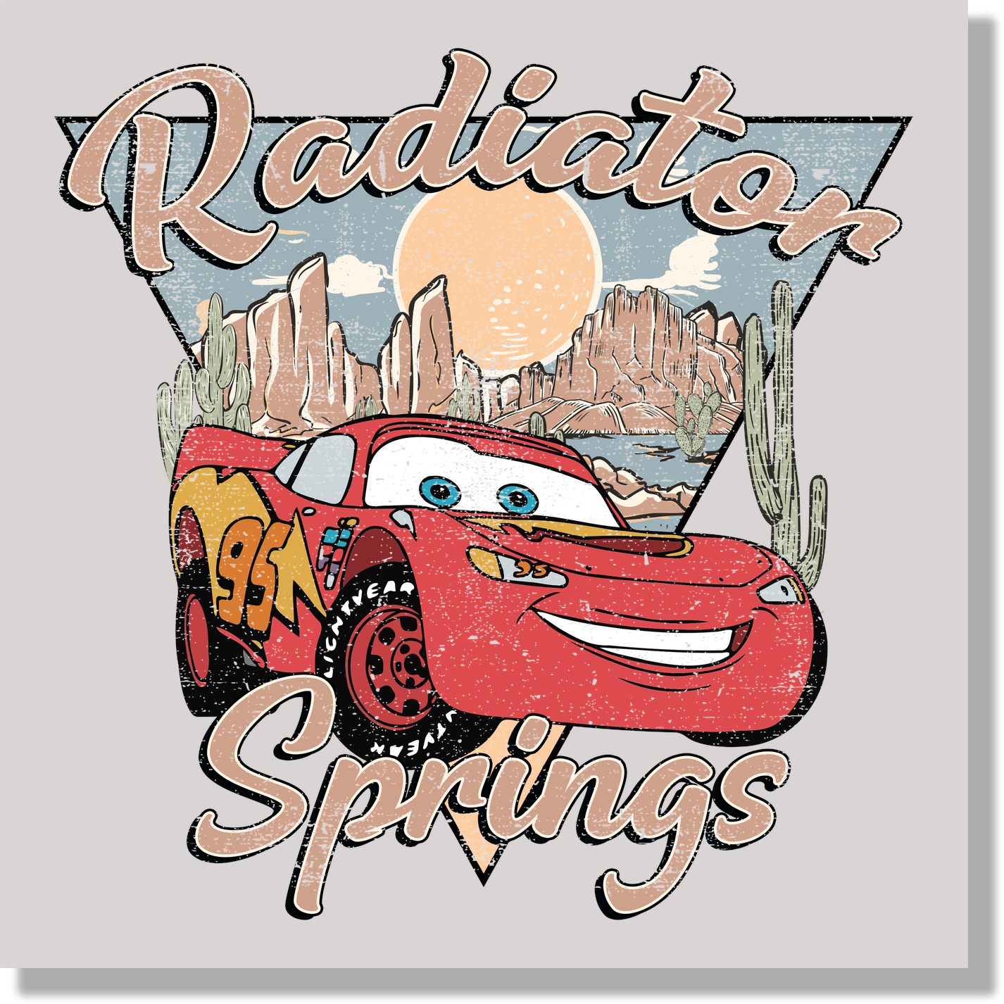 Radiator Springs 1 DTF Transfer