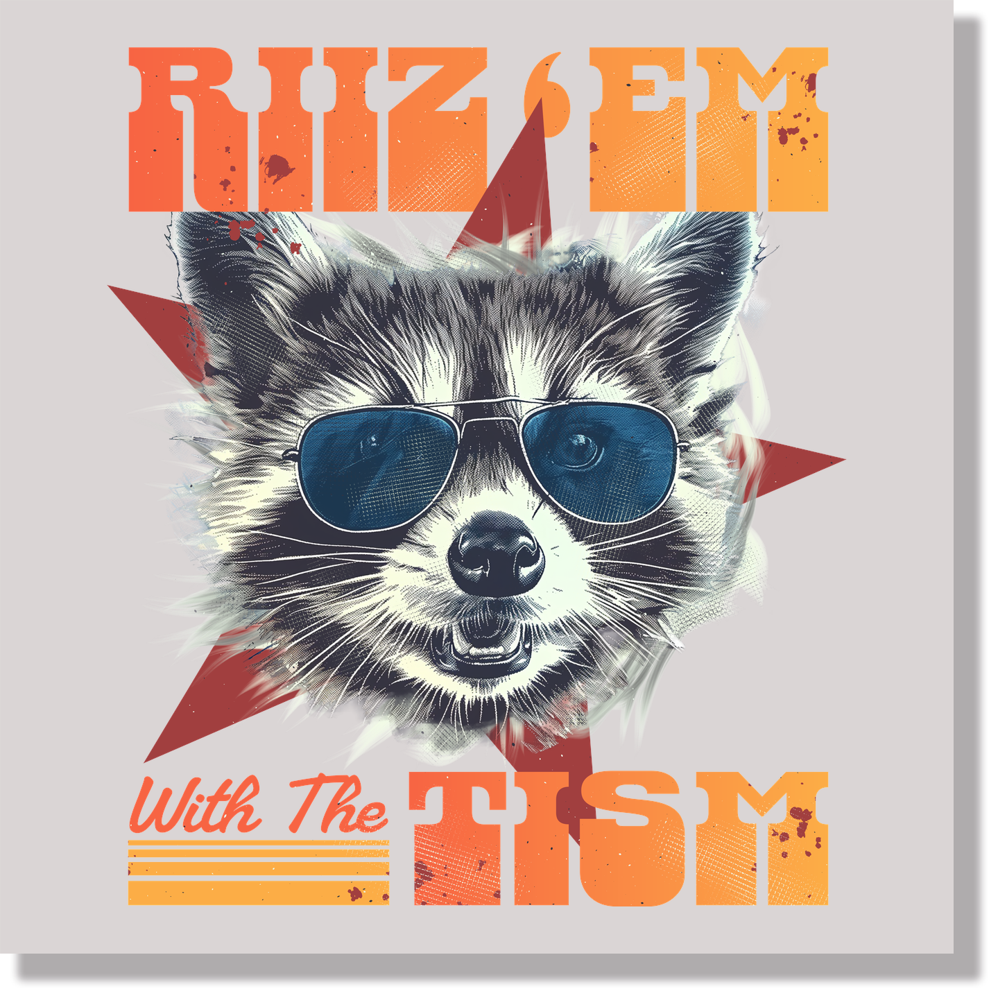 Rizz 'Em With the Tism DTF Transfer