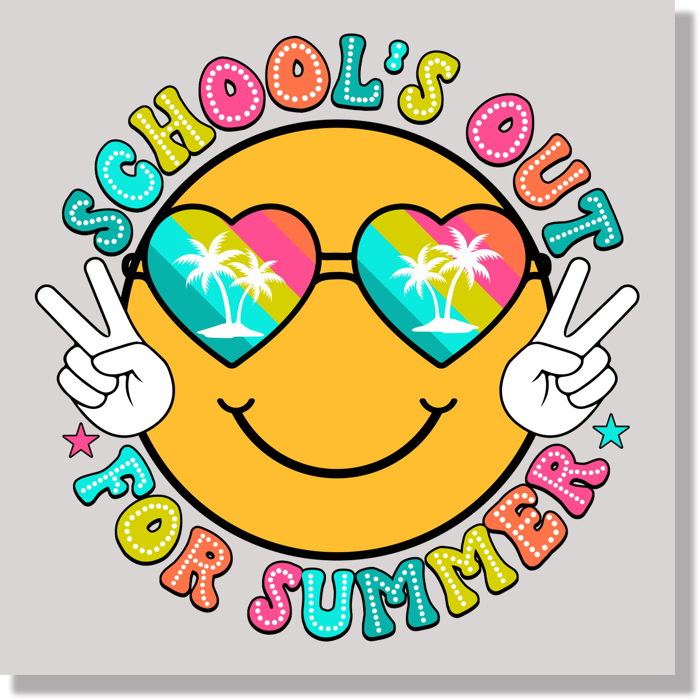 School's Out For Summer DTF Transfer