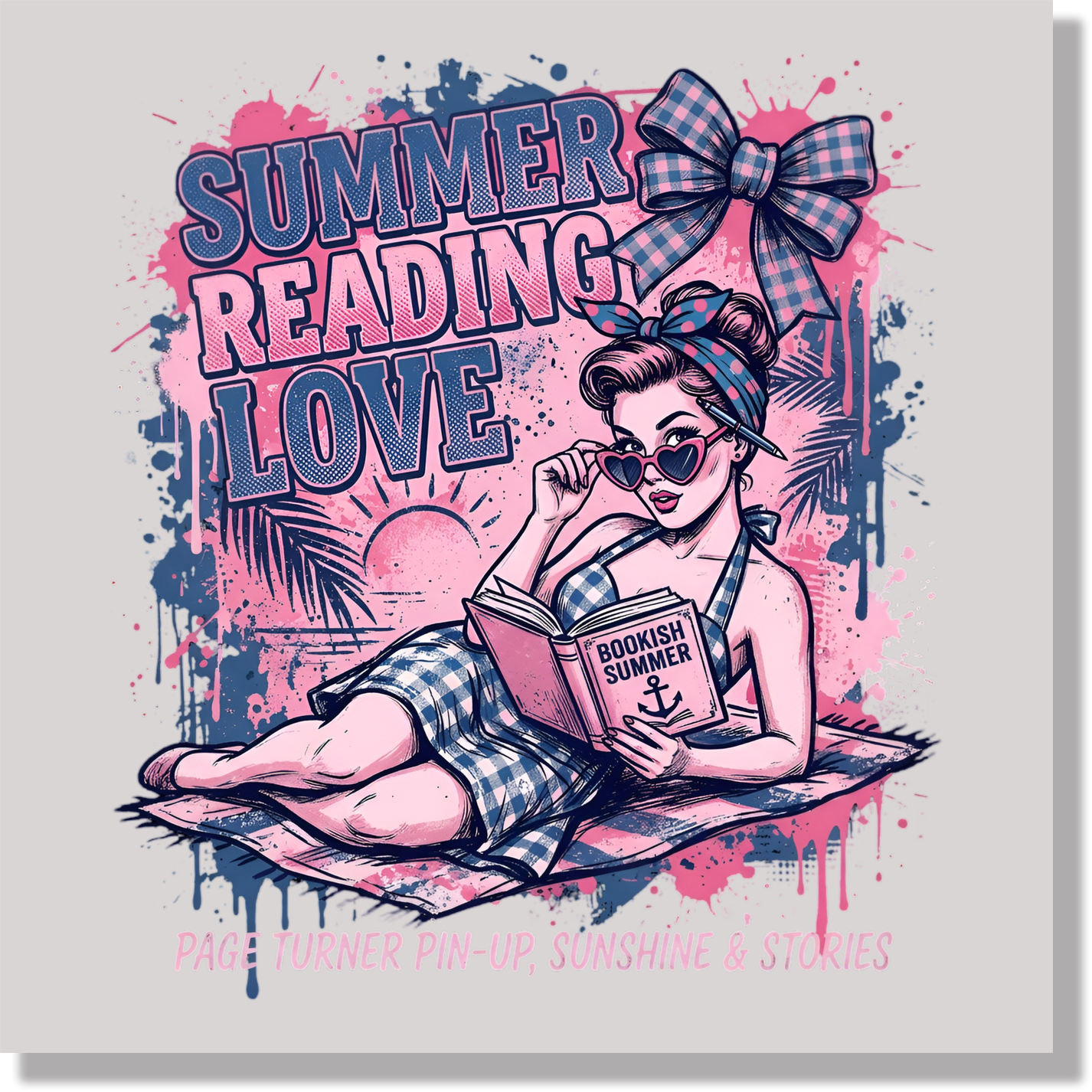 Summer Reading Love DTF Transfer
