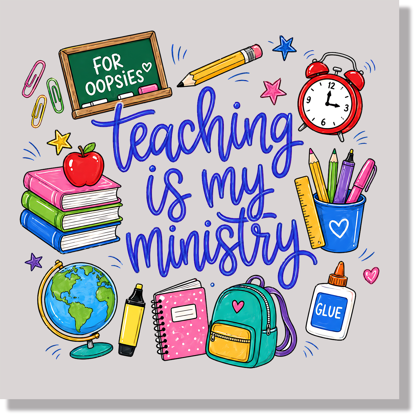 Teaching Is Ministry DTF Transfer