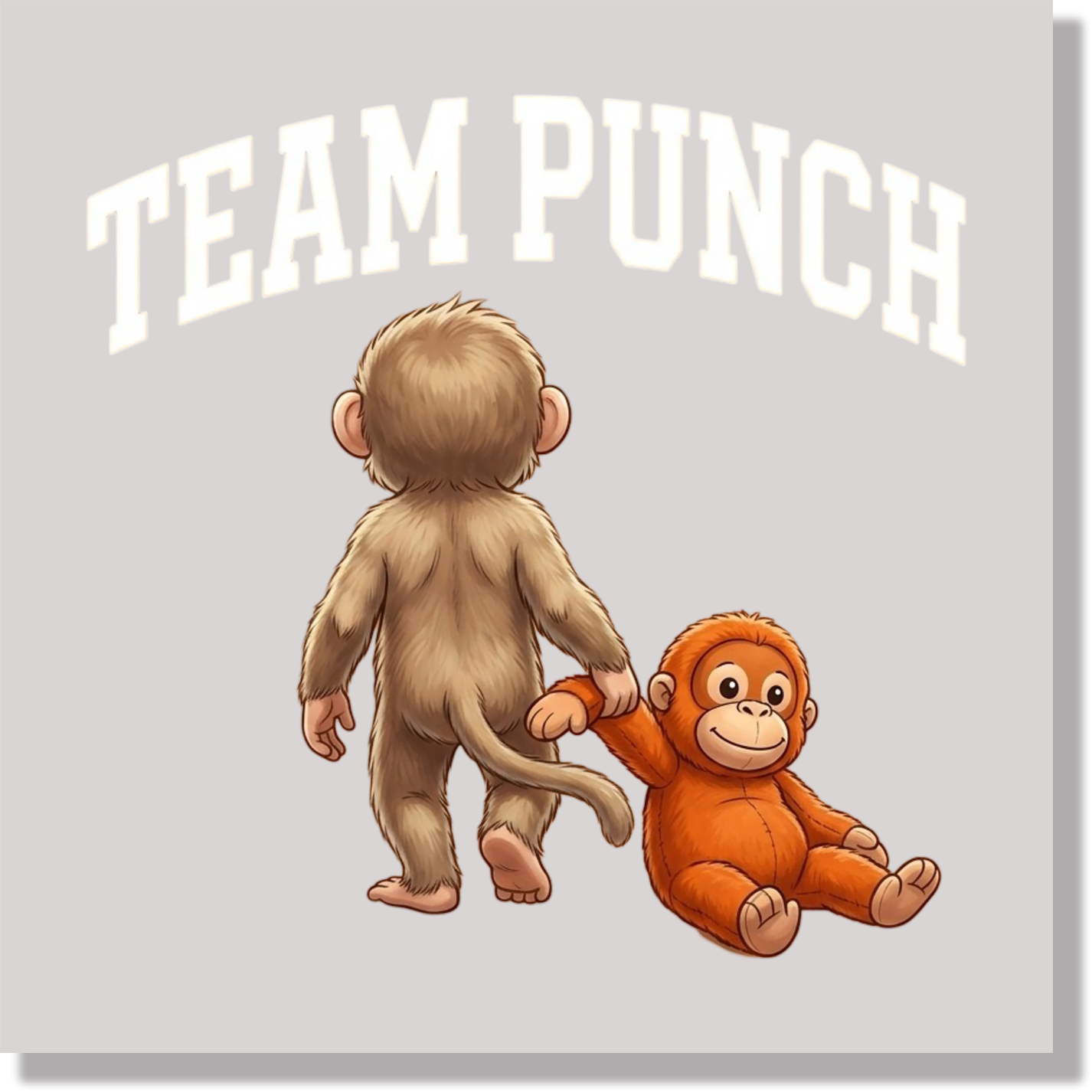 Team Punch Monkey Animals DTF Transfer