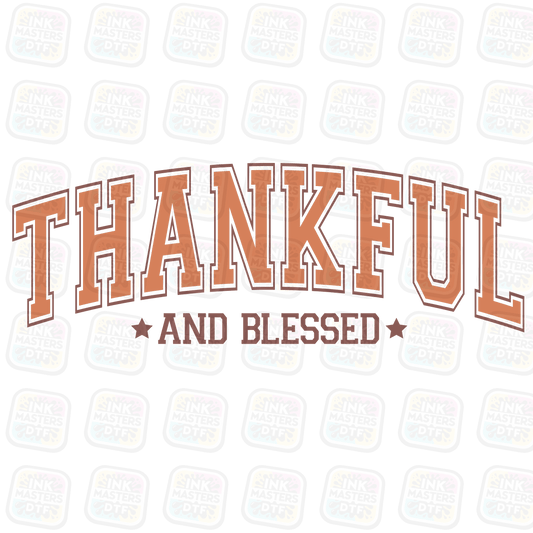 Thankful And Blessed DTF Transfer - Ink Masters DTF