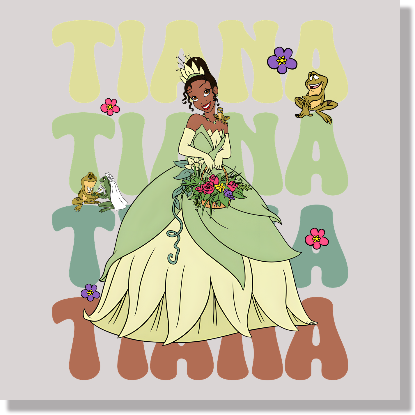 Tiana DTF Transfer