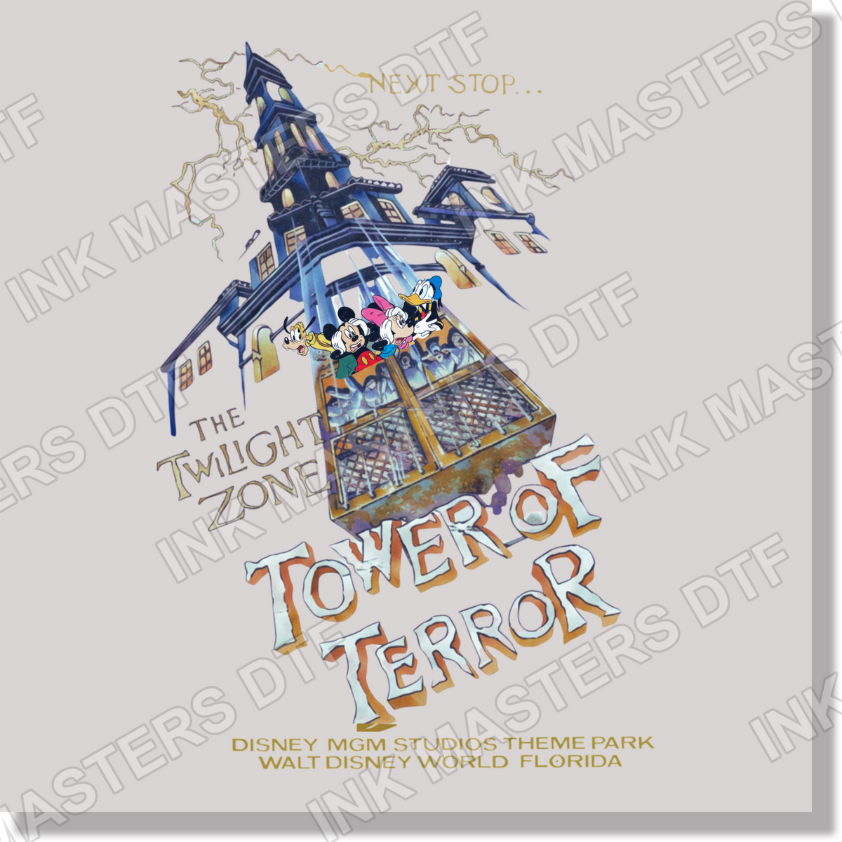 Tower Of Terror DTF Transfer